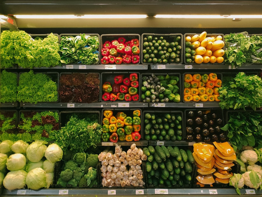 Produits frais et bio en rayon